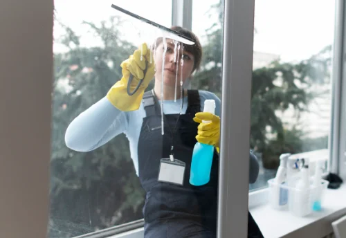Nettoyage de vitres intérieures et extérieures à Gourhel